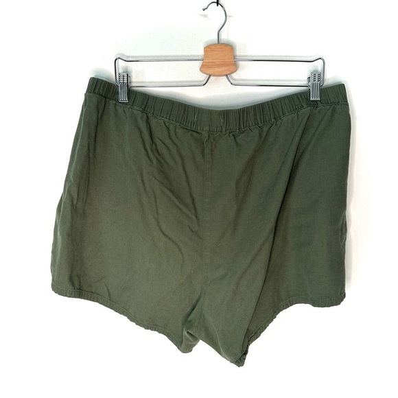 Madewell | Green Pull On Elastic Waist Shorts Size XXL - Picture 4 of 7
